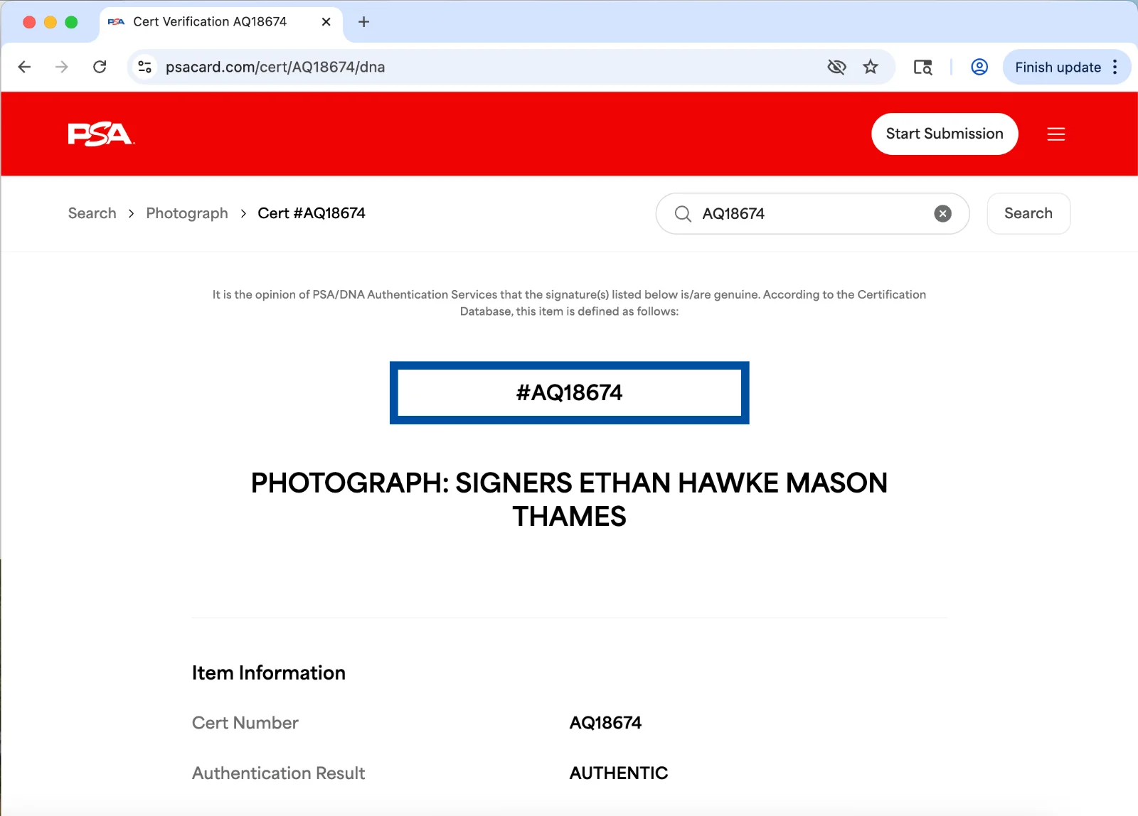 Mason Thames, Ethan Hawke — Black Phone cast signed 11x14 photo PSA DNA autograph Mason Thames Ethan Hawke, image 3