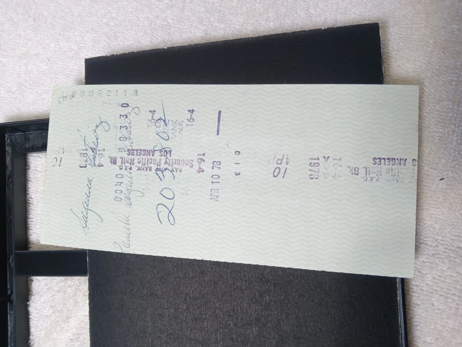 Charles Nelson Reilly — Charles Nelson Reilly Comedian Actor Autograph personal check 1978 Original, image 4