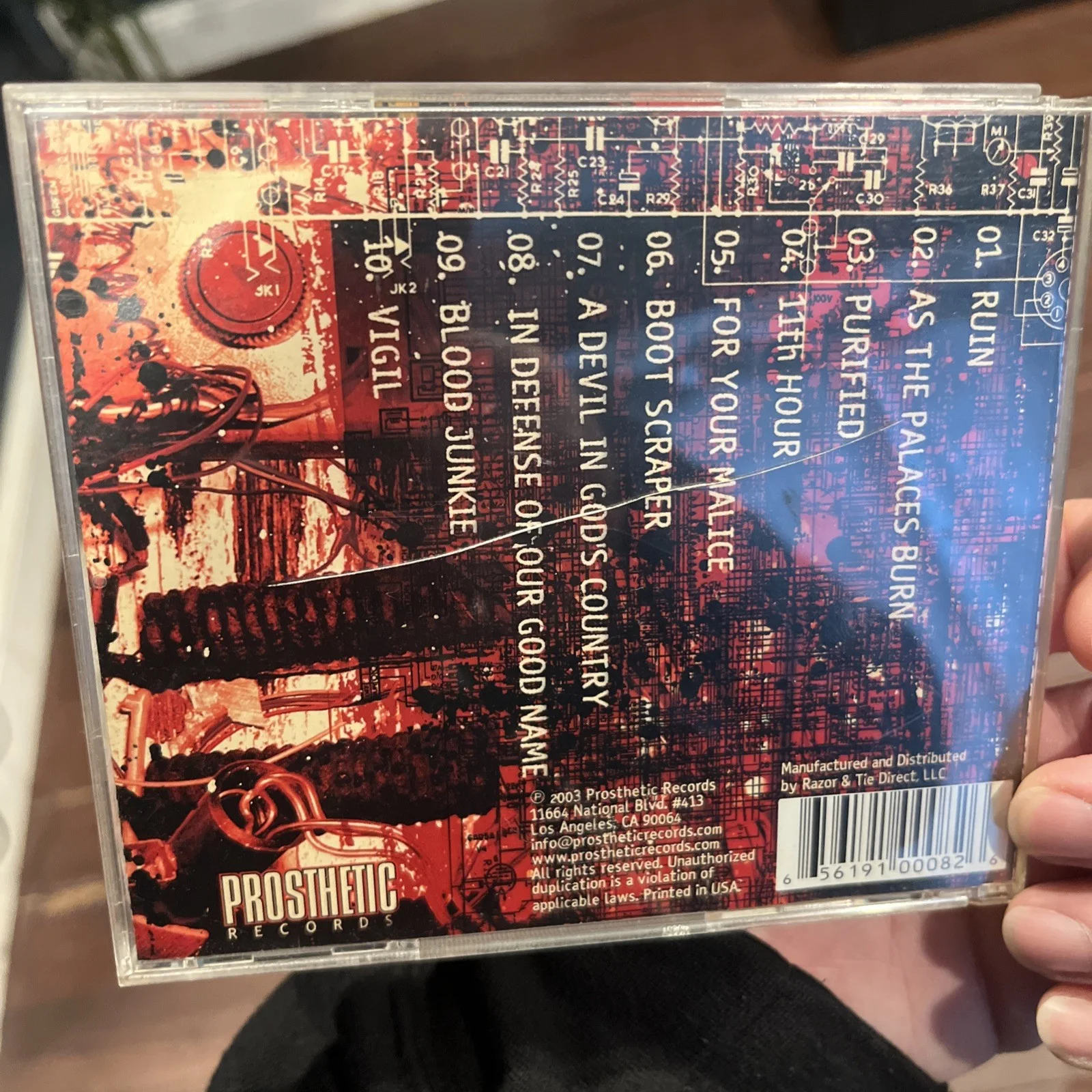 Lamb Of God Signed CD Metal Autographed Signed By Randy Lead Singer, изображение 2