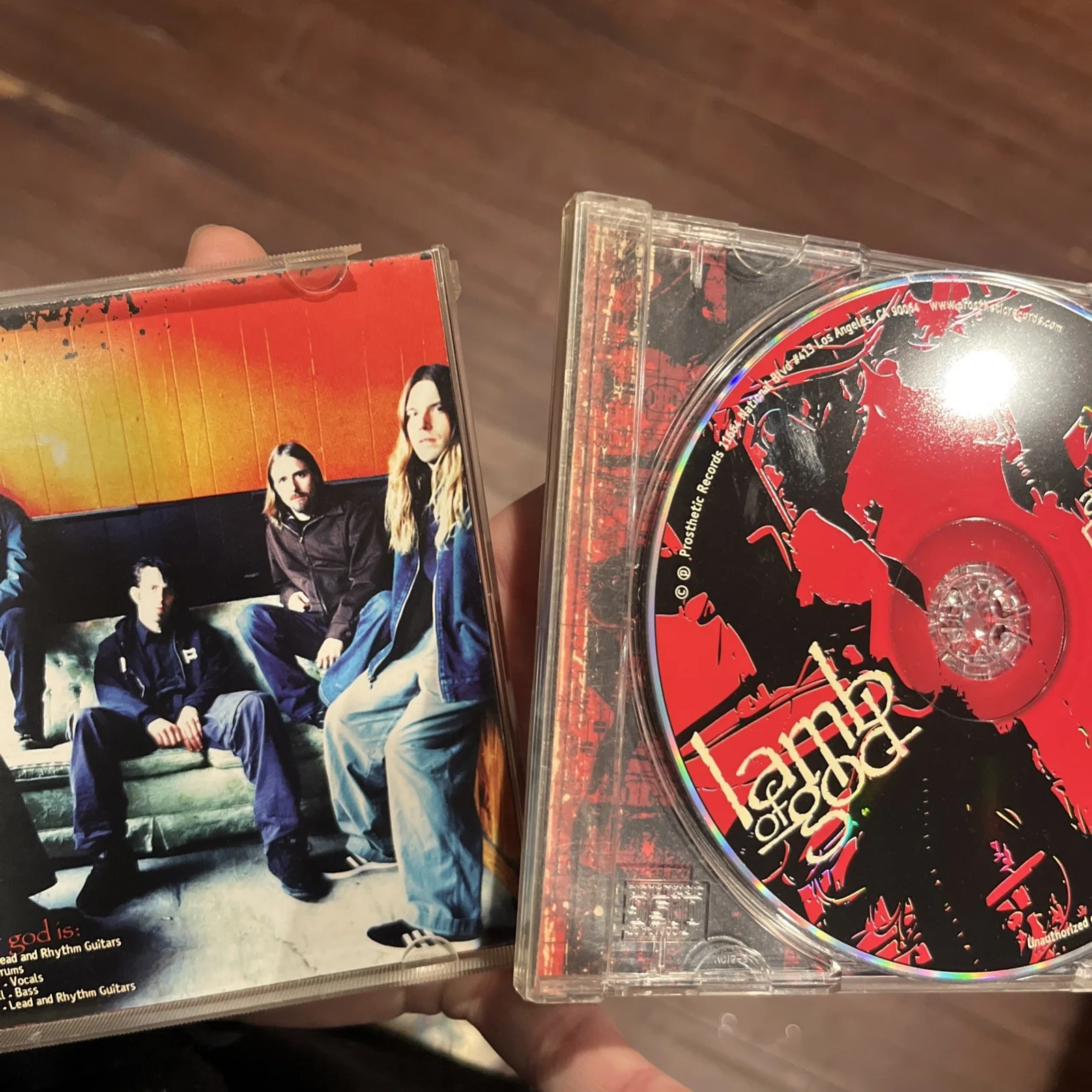 Lamb Of God Signed CD Metal Autographed Signed By Randy Lead Singer, изображение 3
