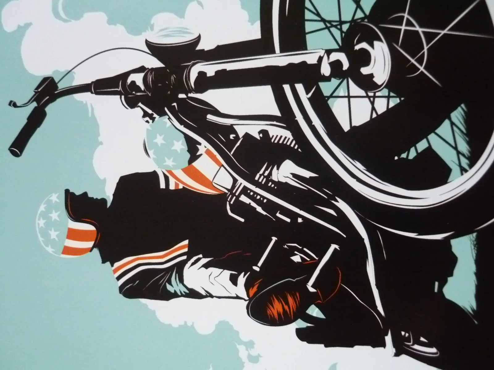 Framed mounted a4 inchs Poster Film easy rider chopper peter fonda, изображение 2