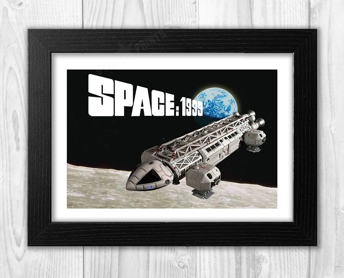 Space 1999 TV Series repro mounted A4 poster choice of frame, image 2