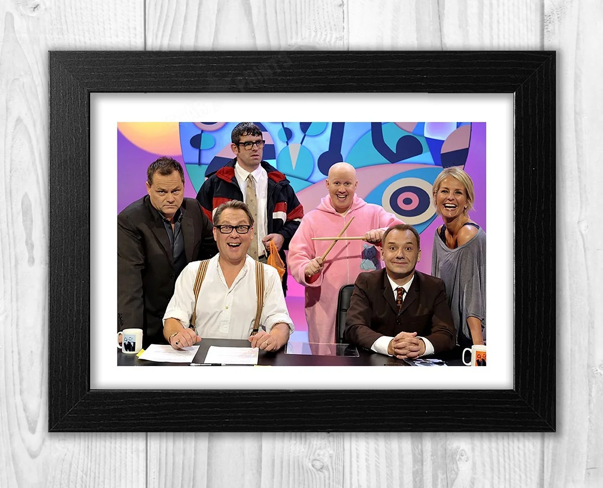 Shooting Stars Reeves & Mortimer 2 A4 TV comedy mounted poster choice of frame, image 2