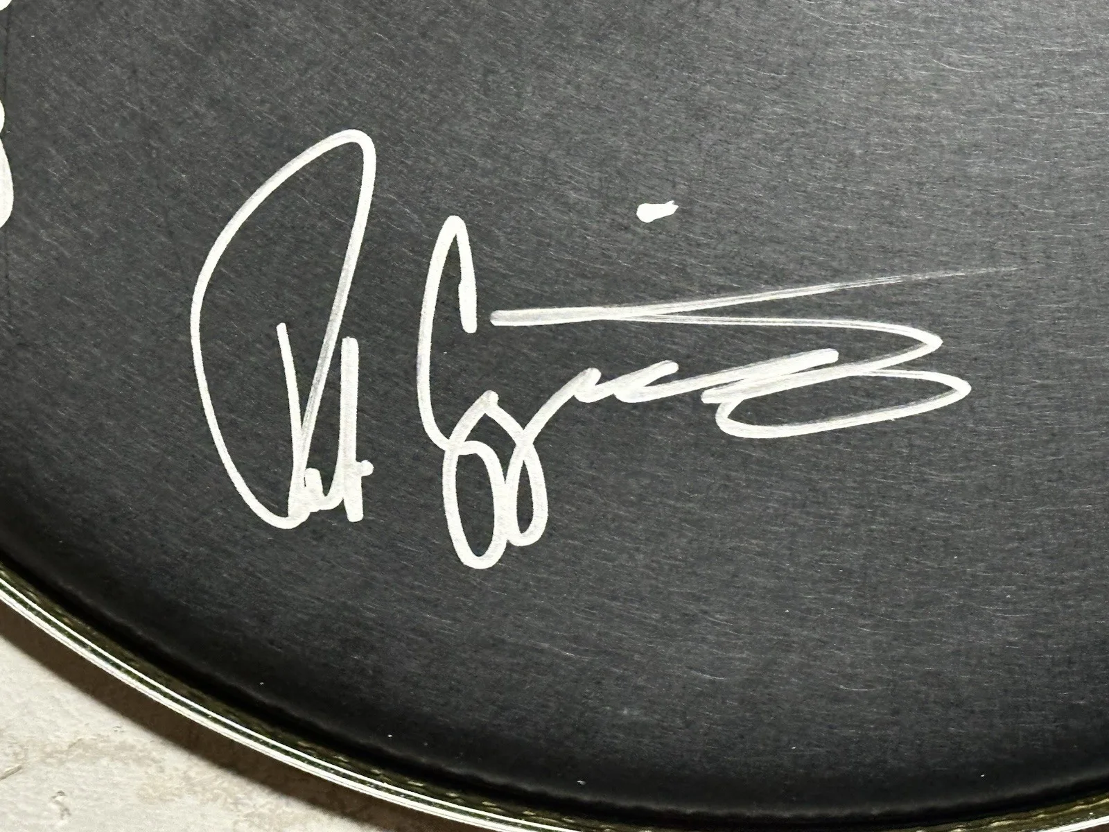Anthrax Signed Drumhead Scott Ian Belladonna Caggiano Bello Benante JSA COA LOA, изображение 3