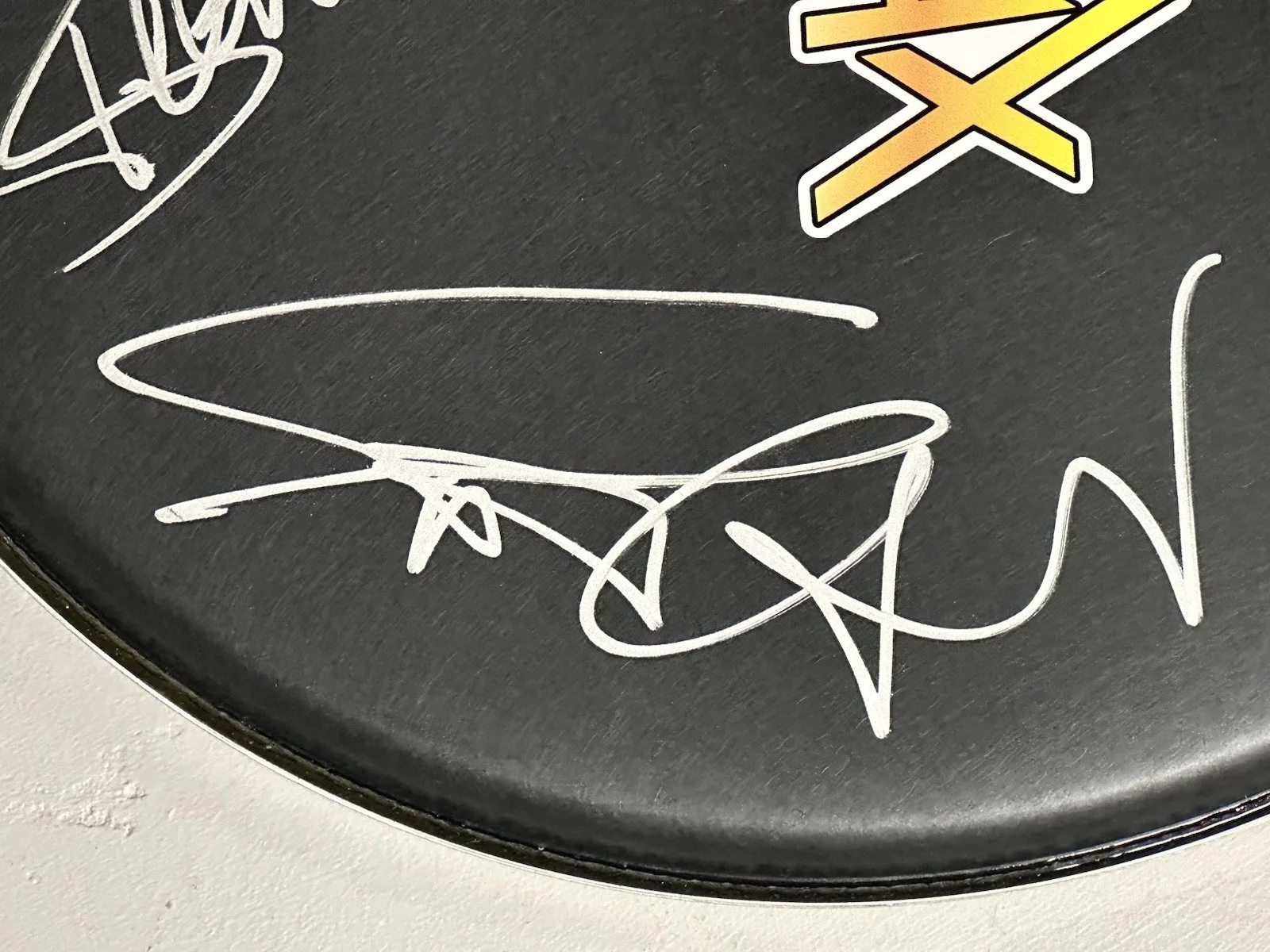 Anthrax Signed Drumhead Scott Ian Belladonna Caggiano Bello Benante JSA COA LOA, изображение 5