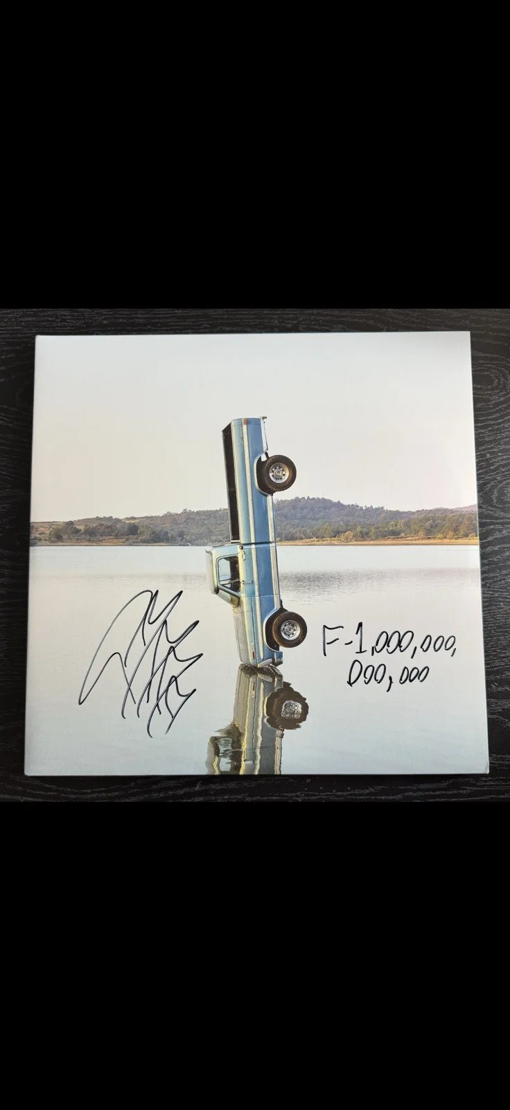 Post Malone Autographed/ Inscribed “F-1,000,000,000,000” F-1 Trillion Vinyl COA, изображение 2