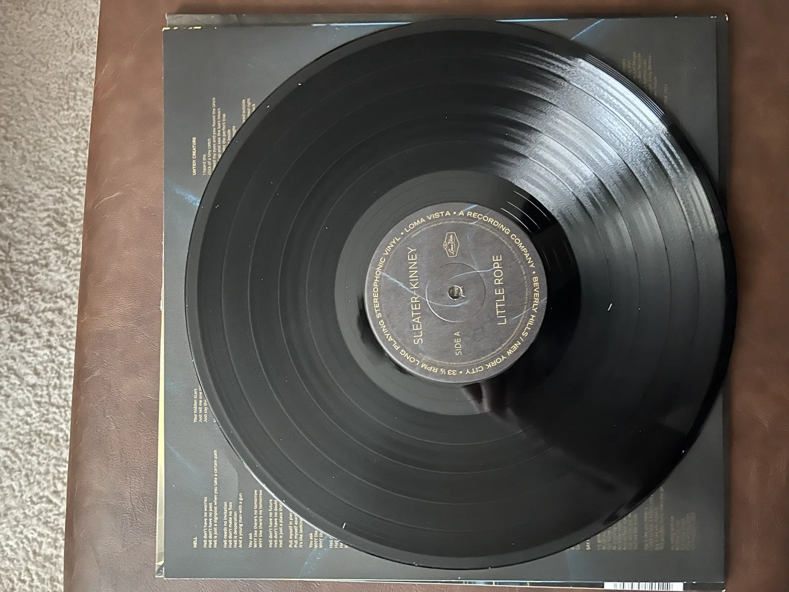SLEATER KINNEY GROUP SIGNED LITTLE ROPE VINYL ALBUM, изображение 3