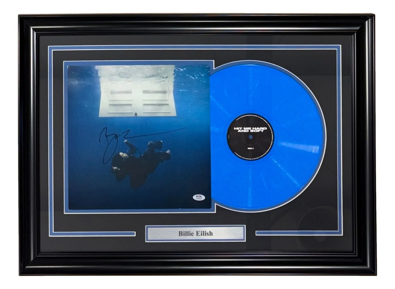 Billie Eilish — Billie Eilish Signed Framed Hit Me Hard And Soft Vinyl Album Insert PSA/DNA