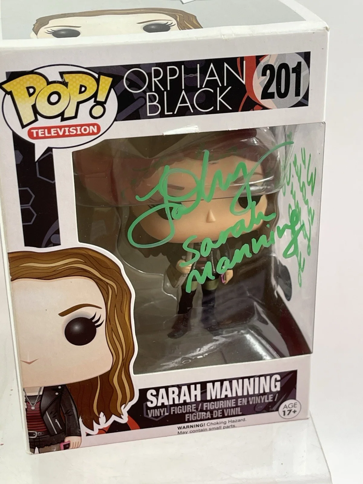 Tatiana Maslany — Orphan Black Sarah Manning Tatiana Maslany Hand Signed W/ Quote FUNKO Beckett
