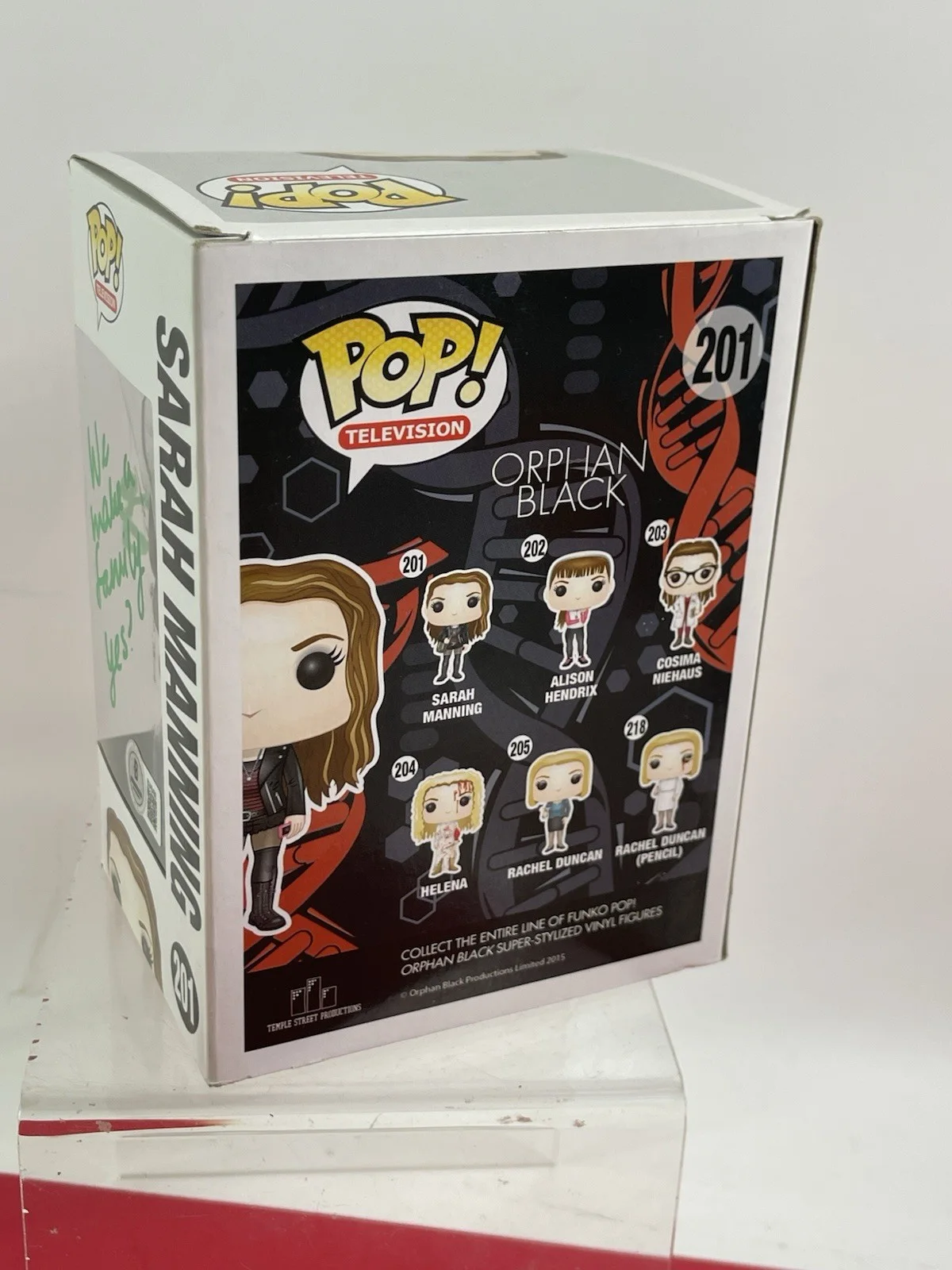 Tatiana Maslany — Orphan Black Sarah Manning Tatiana Maslany Hand Signed W/ Quote FUNKO Beckett, изображение 5