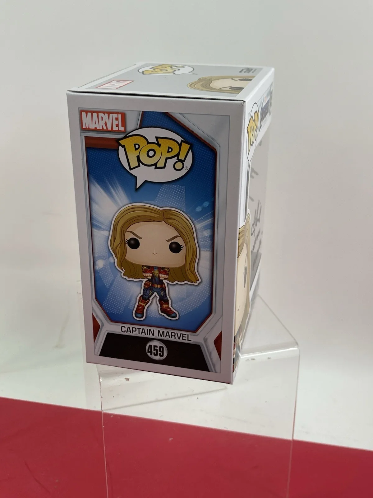 Brie Larson — Brie Larson Signed Captain Marvel 459 Funko Pop w/ Char Name & QUOTE Beckett COA, изображение 5