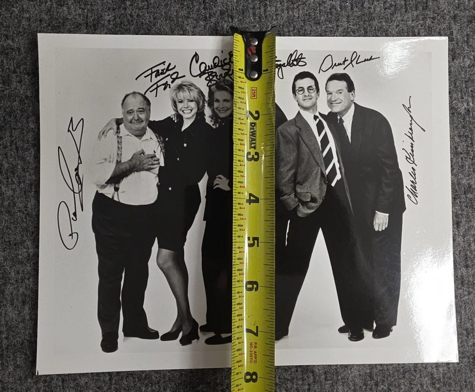 Murphy Brown Cast Signed 8x10 Photo Candace Bergen Autographed Memorabilia, image 2