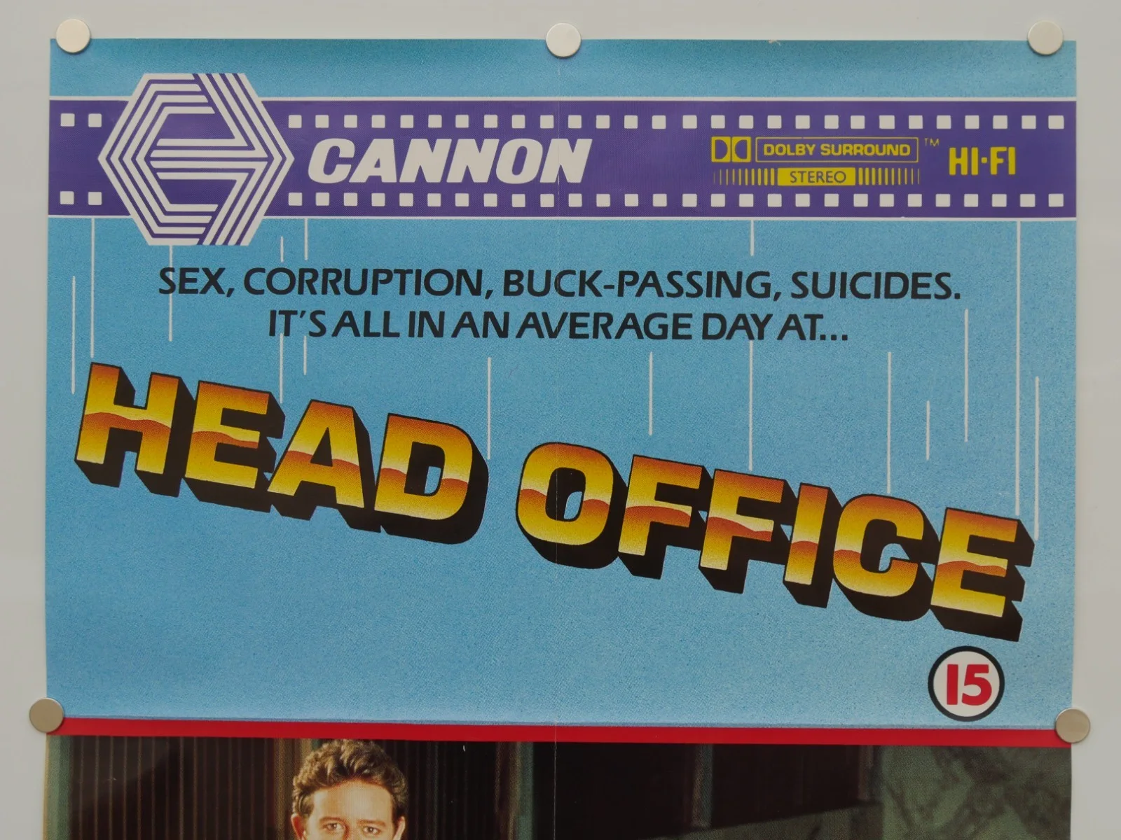 head office uk video shop film poster, изображение 2