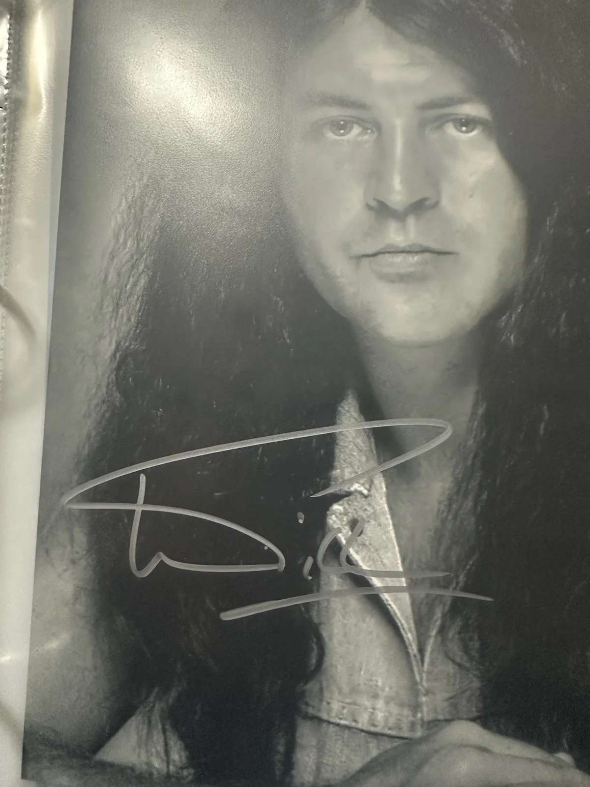 Ian Gillan Tony Iommi Autographed 8x10 Photo with Certificate of Authenticity, изображение 2