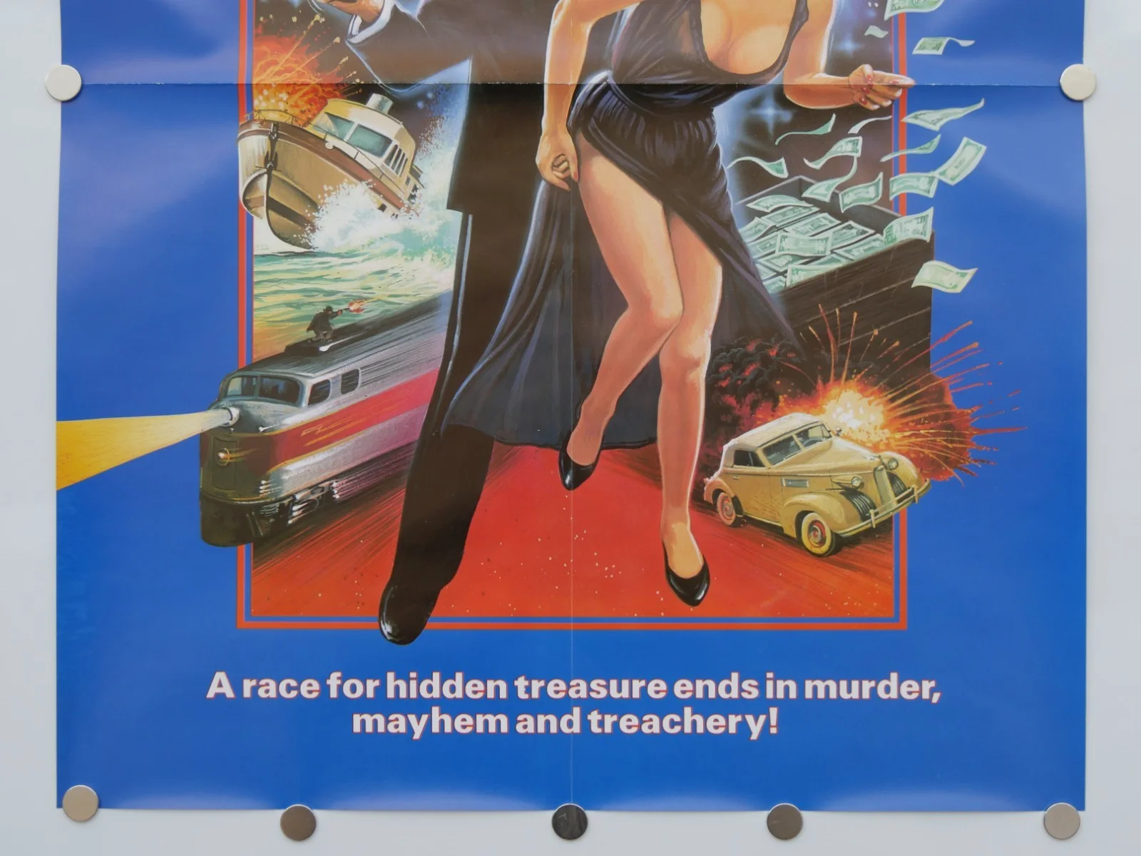 the action hunters uk video shop film poster, изображение 3