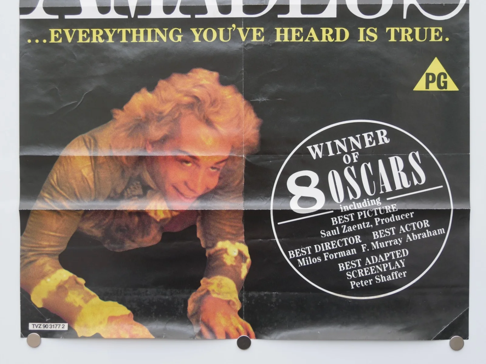 amadeus uk video shop film poster, image 3