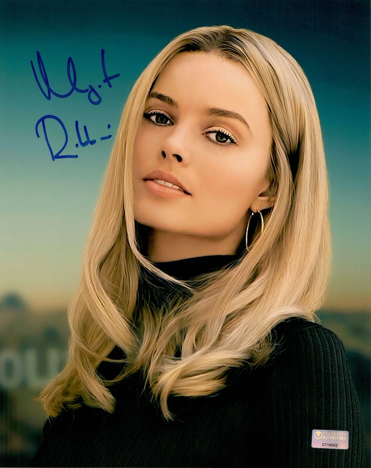Margot Robbie — Margot Robbie 'Once Upon a Time in Hollywood' Original Signed 8x10 Photo CoA FSD