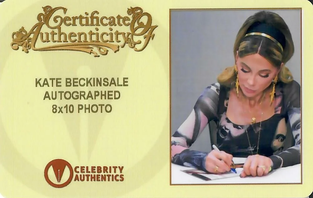 Kate Beckinsale — Kate Beckinsale Original Autographed 8x10 photo with CoA & Full Signing Details, изображение 2