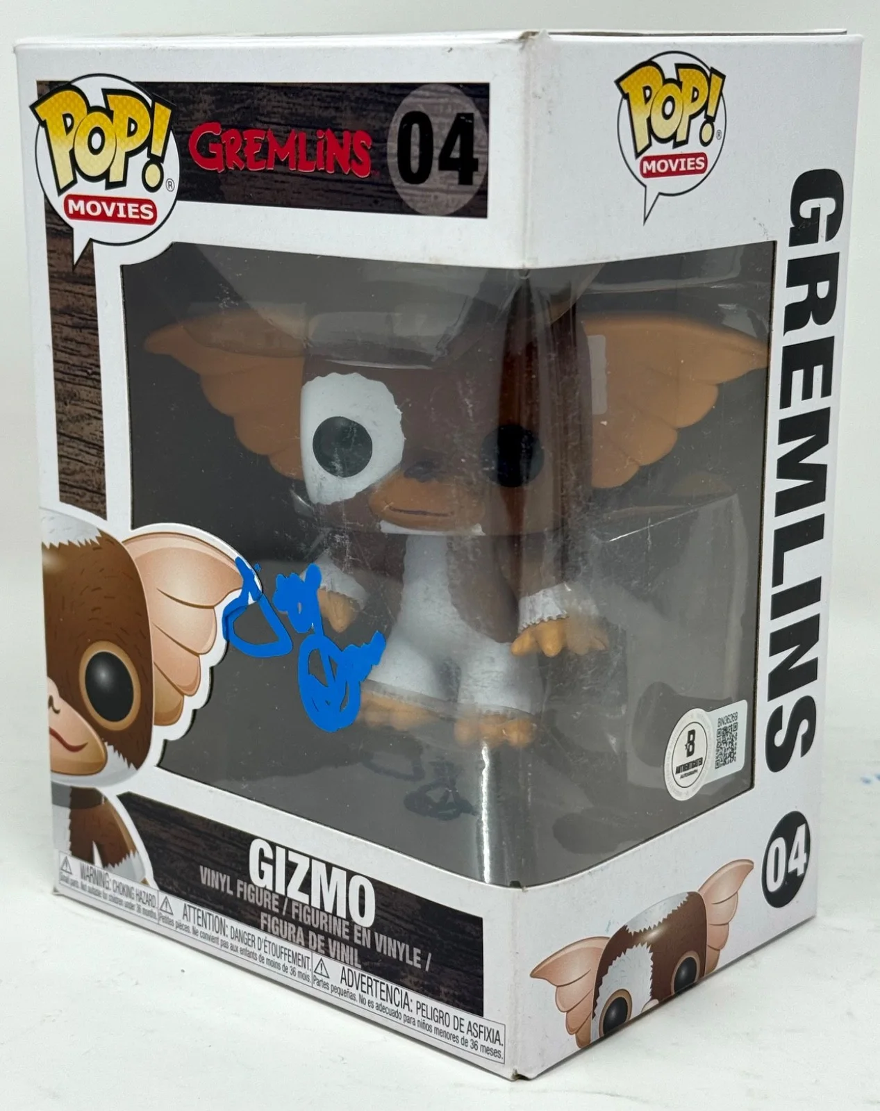 Joe Dante — Joe Dante "Gremlins" Signed Autograph Gizmo Funko Pop #04 Horror Beckett COA, изображение 3