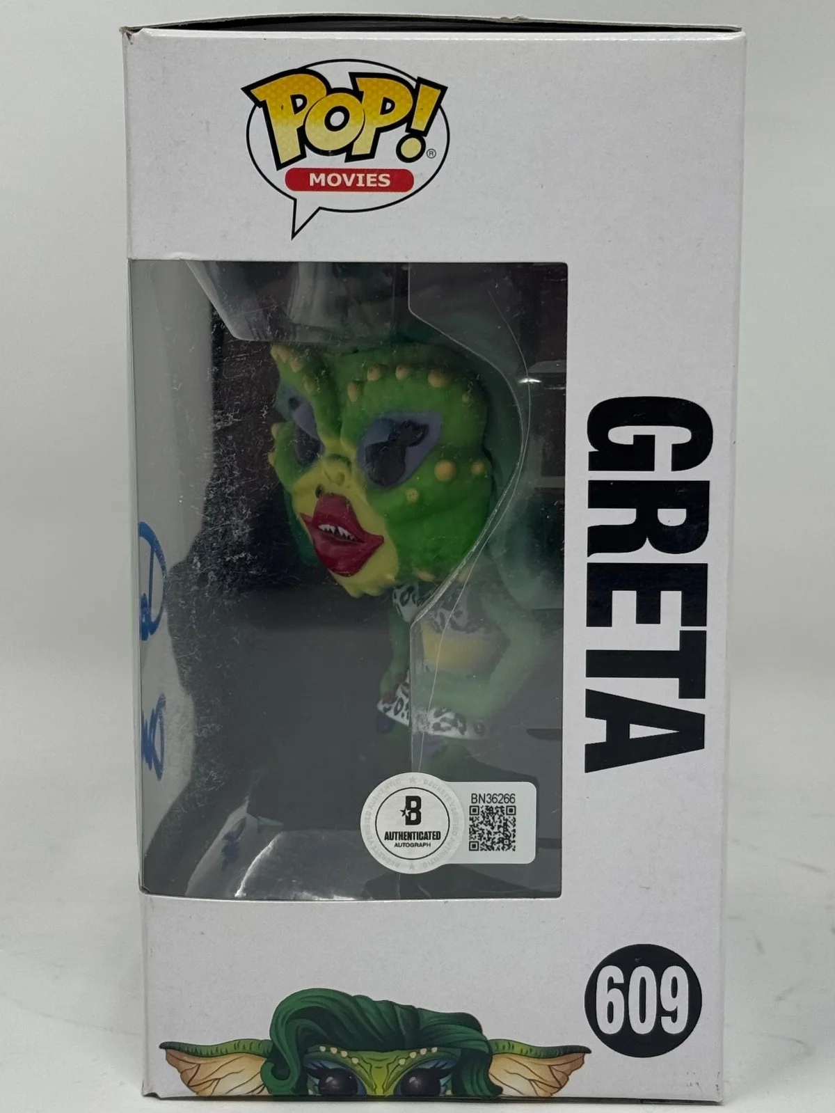 Joe Dante — Joe Dante "Gremlins" Signed Autograph Greta Funko Pop #609 Horror Beckett COA, изображение 4