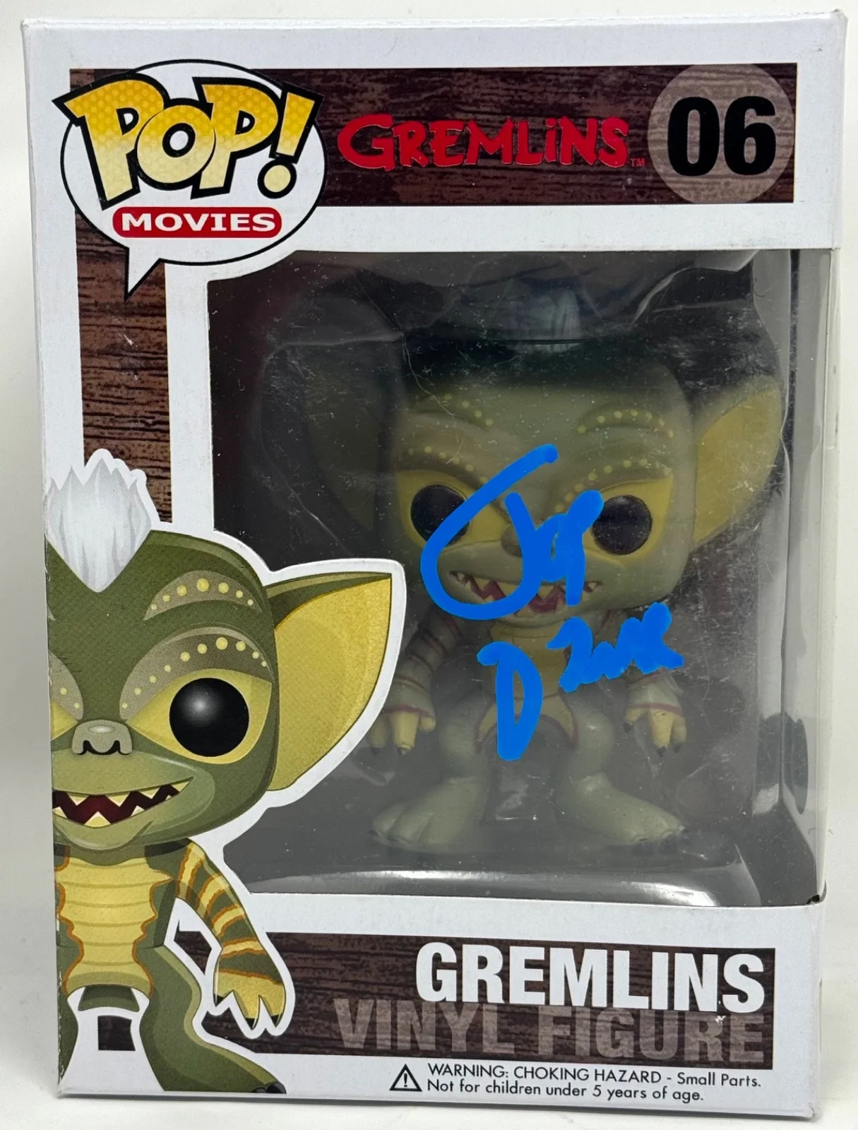 Joe Dante — Joe Dante "Gremlins" Signed Autograph Gremlins Funko Pop #06 Horror Beckett COA, изображение 2
