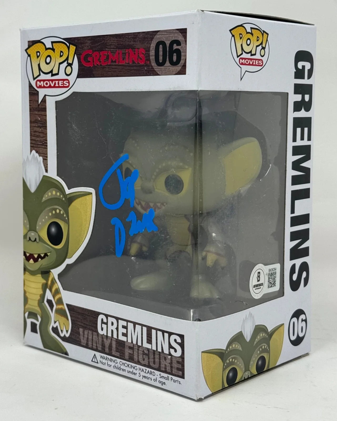 Joe Dante — Joe Dante "Gremlins" Signed Autograph Gremlins Funko Pop #06 Horror Beckett COA, изображение 3