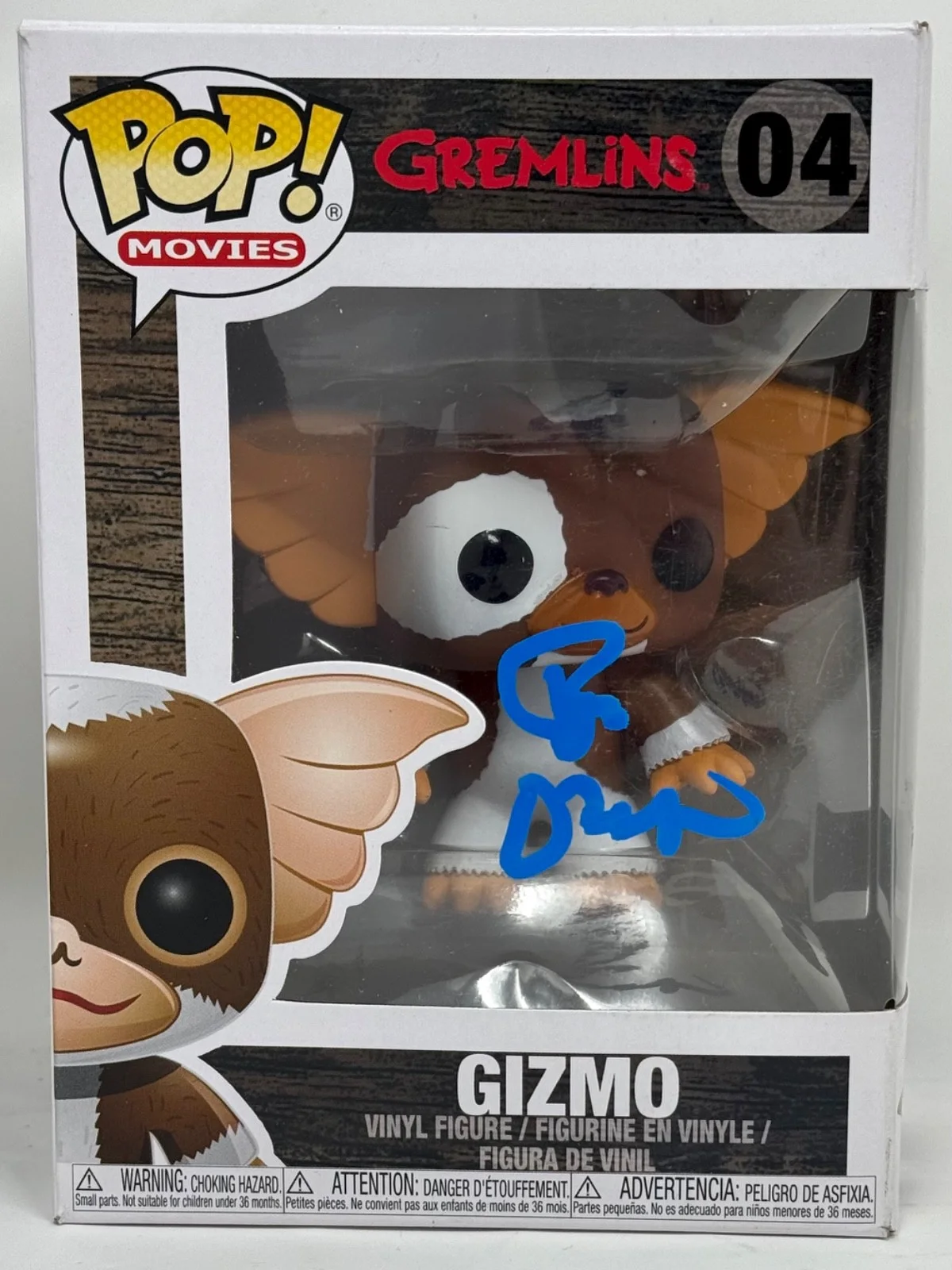 Joe Dante — Joe Dante "Gremlins" Signed Autograph Gizmo Funko Pop #04 Horror Beckett COA, изображение 2
