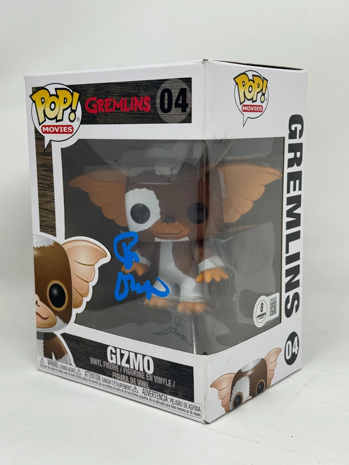 Joe Dante — Joe Dante "Gremlins" Signed Autograph Gizmo Funko Pop #04 Horror Beckett COA, изображение 3