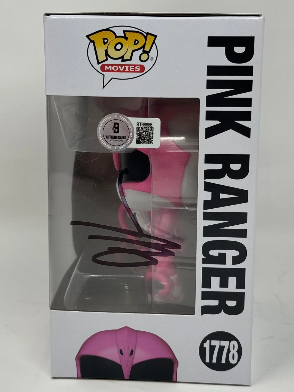 Amy Jo Johnson — Amy Jo Johnson Signed Pink Ranger Funko Pop Mighty Morphin Power Rangers BAS COA, изображение 5