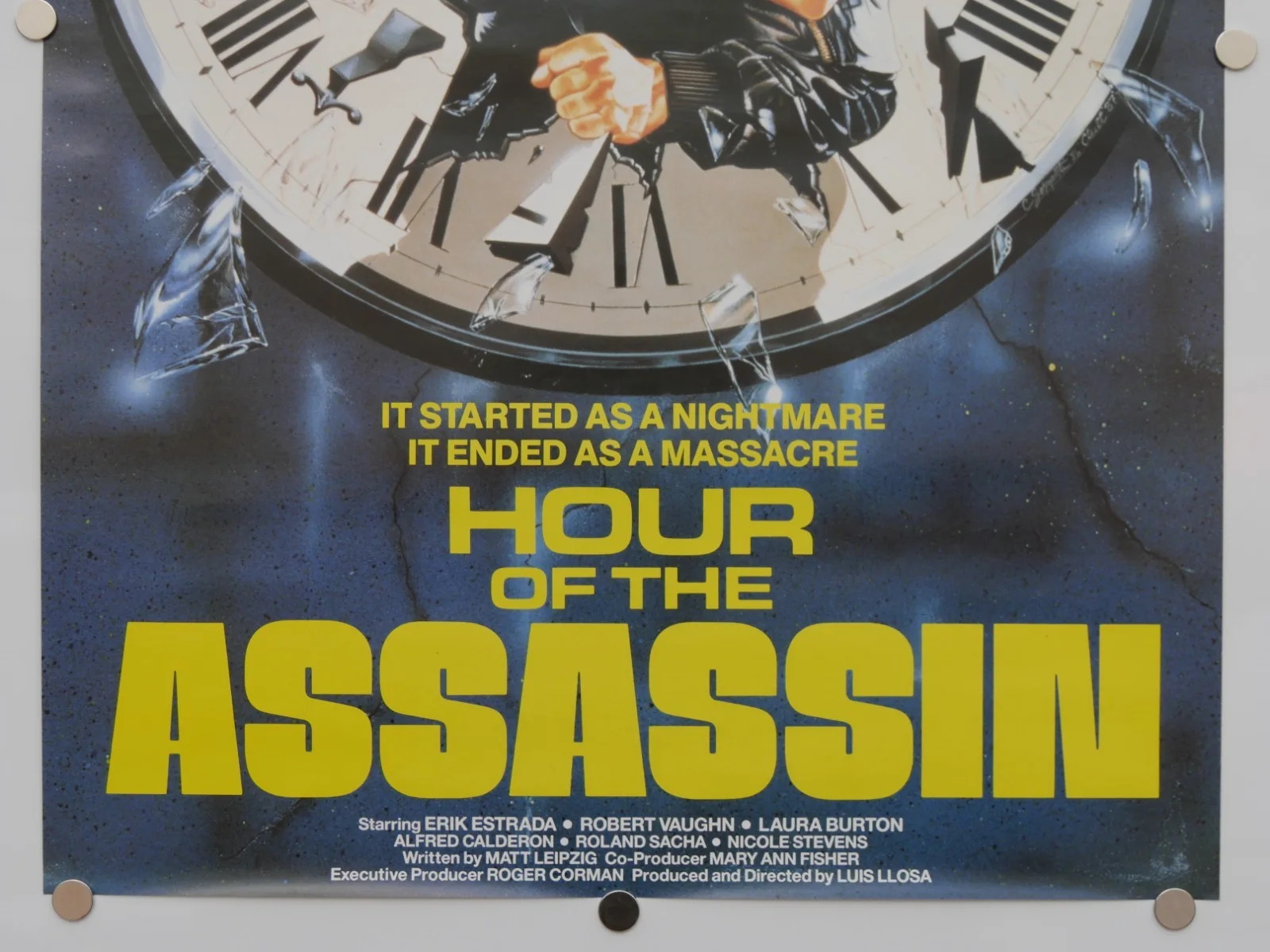 hour of the assassin uk video shop film poster, изображение 3
