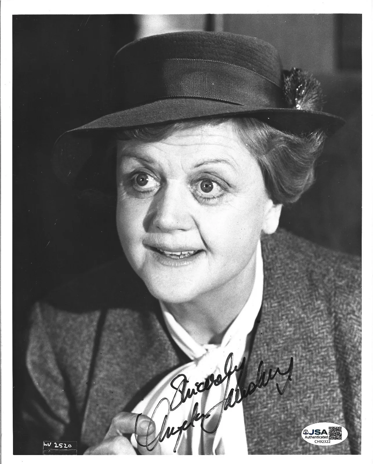 Angela Lansbury — Angela Lansbury hand SIGNED Promo Photo JSA COA Autographed Murder, She Wrote