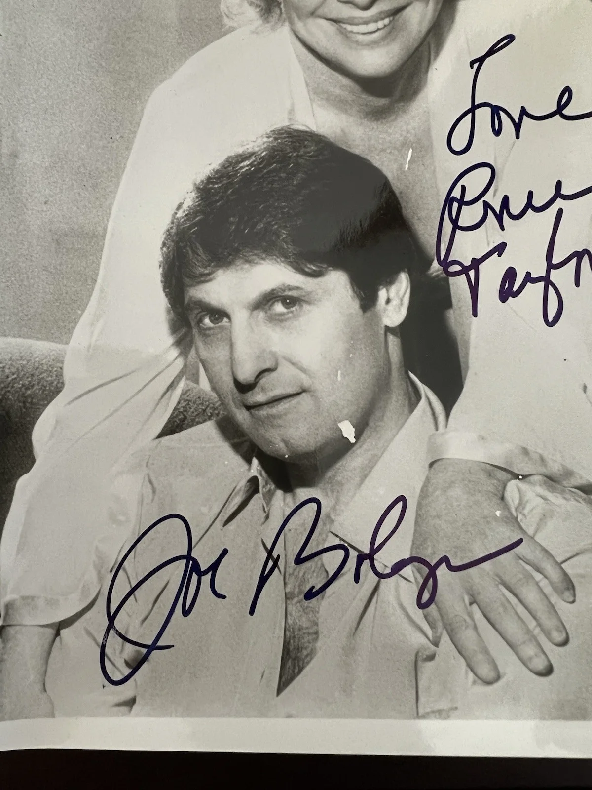 Vintage Joe Bologna + Renee Taylor Autographed Signed Black & White 8 X 10 Photo, изображение 3
