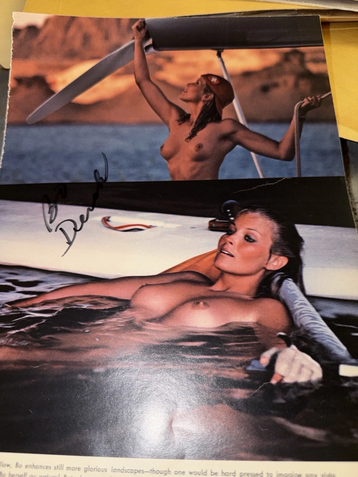 Bo Derek Signed Photo & Magazine Page Collection + Original Letters CLICK PHOTOS, изображение 3