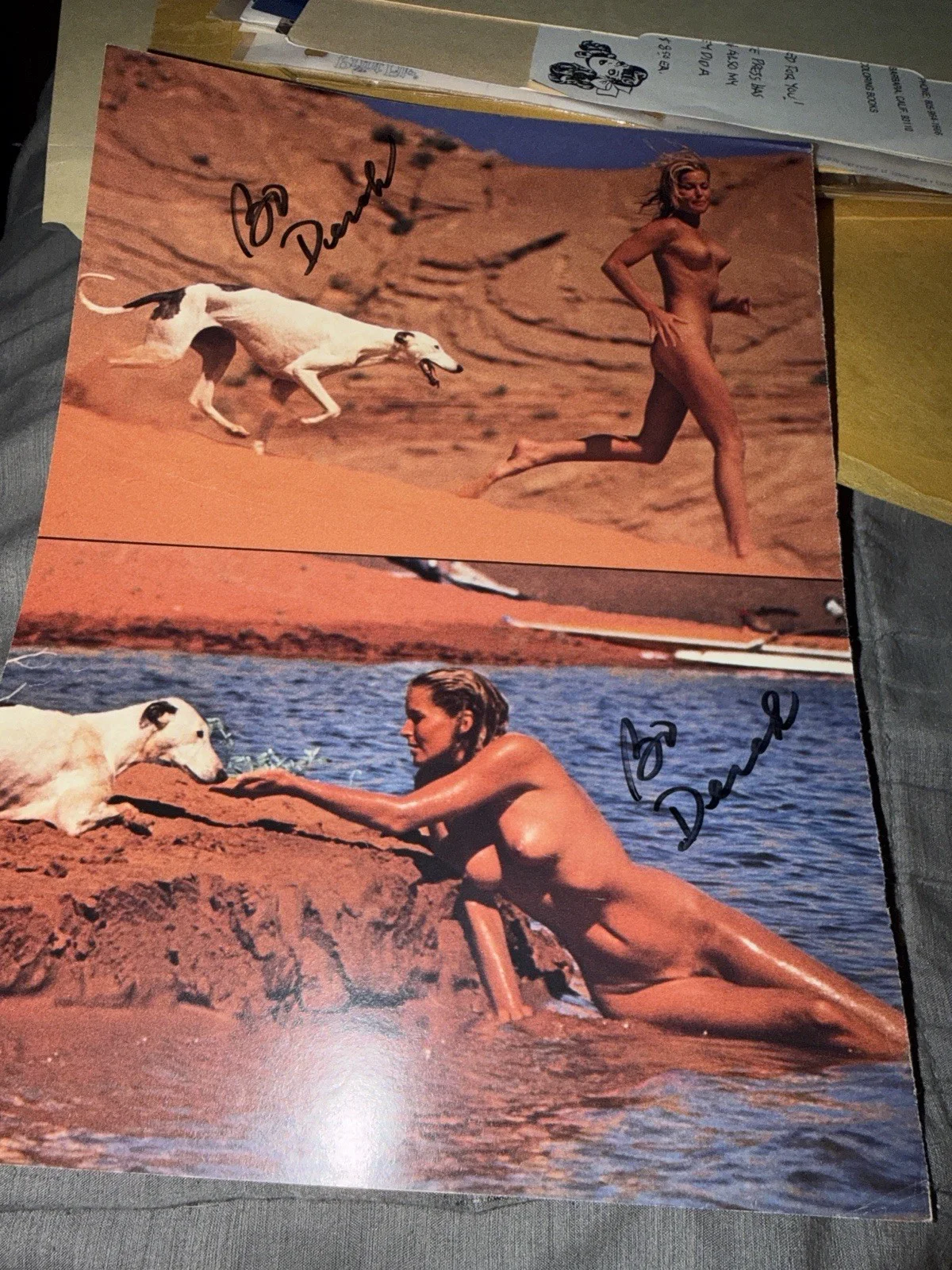 Bo Derek Signed Photo & Magazine Page Collection + Original Letters CLICK PHOTOS, изображение 4