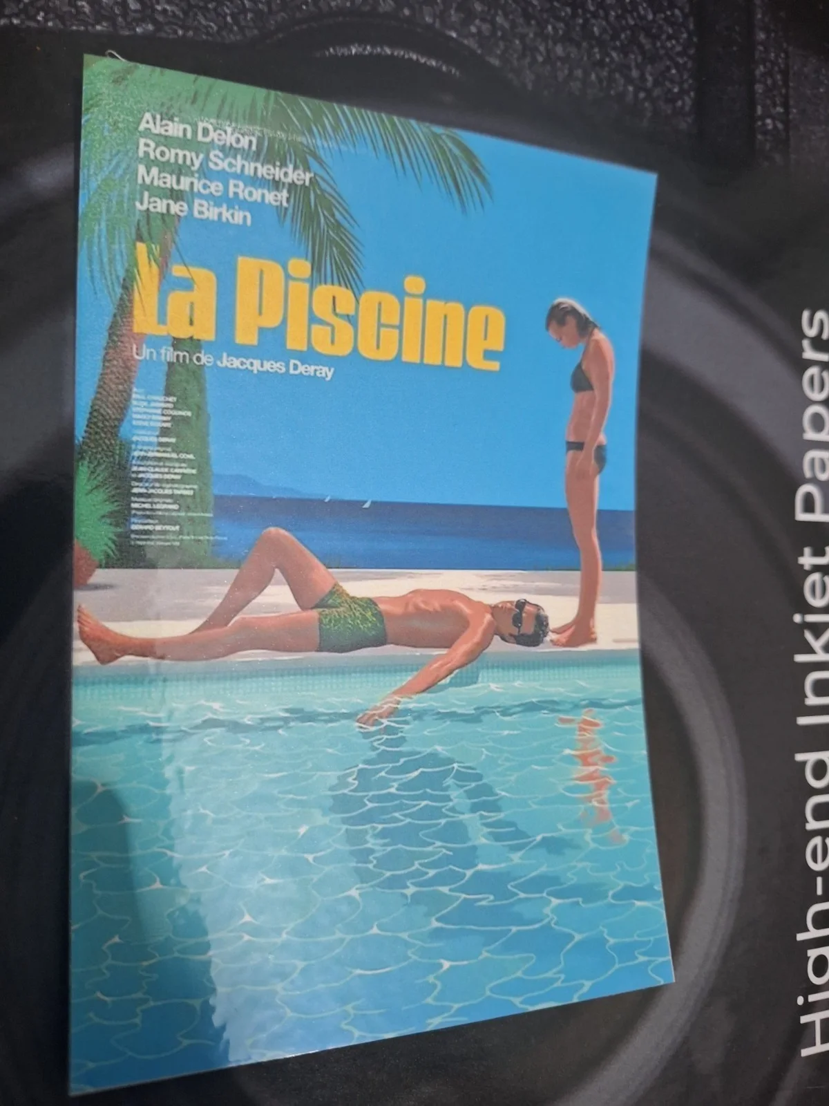 VINTAGE "La Piscine" 1969 Theatrical Film Poster Fine Art Modern Postcard, изображение 5