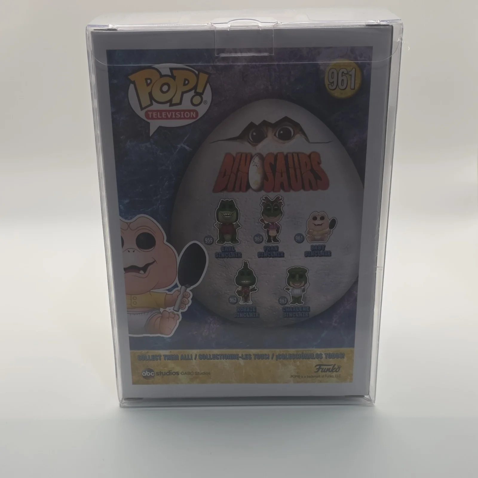 Baby Sinclair — Funko Pop Dinosaurs Baby Sinclair #961 Signed Kevin Clash JSA Authenticated, image 3