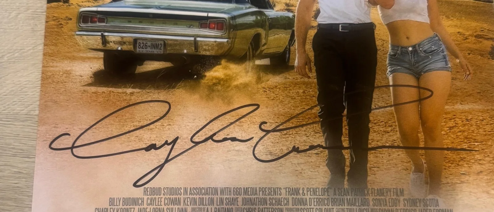 CAYLEE COWAN Autographed 11x17 Photo SIGNED Frank & Penelope, изображение 2