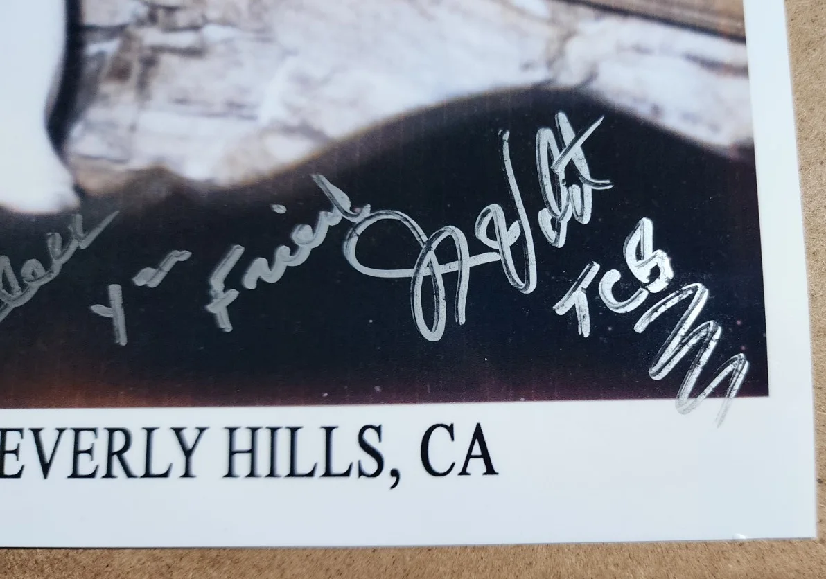Vtg Photo of ELVIS PRESLEY at his home in Beverly Hills SIGNED by JIMMY VELVET, изображение 4