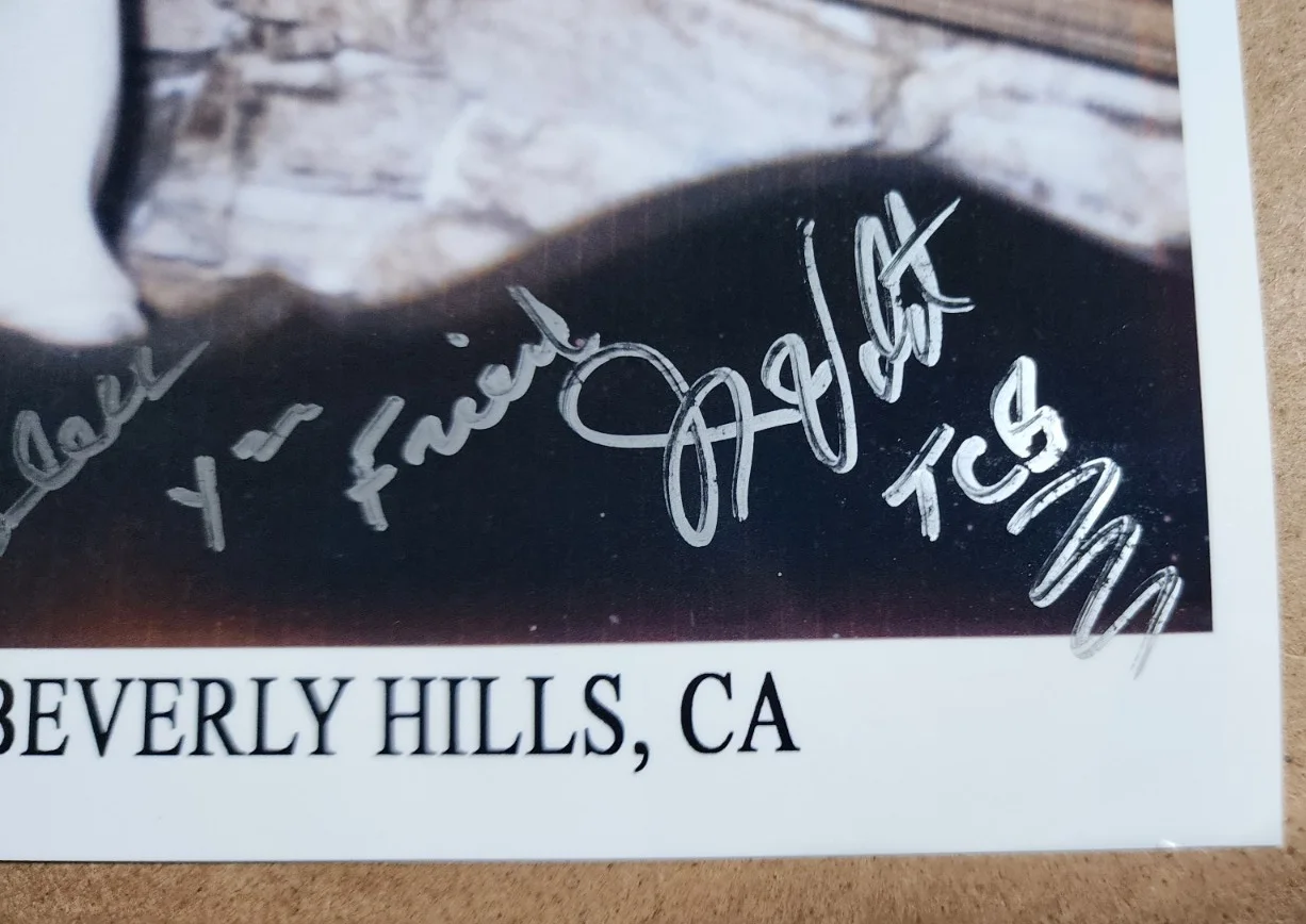 Vtg Photo of ELVIS PRESLEY at his home in Beverly Hills SIGNED by JIMMY VELVET, изображение 5