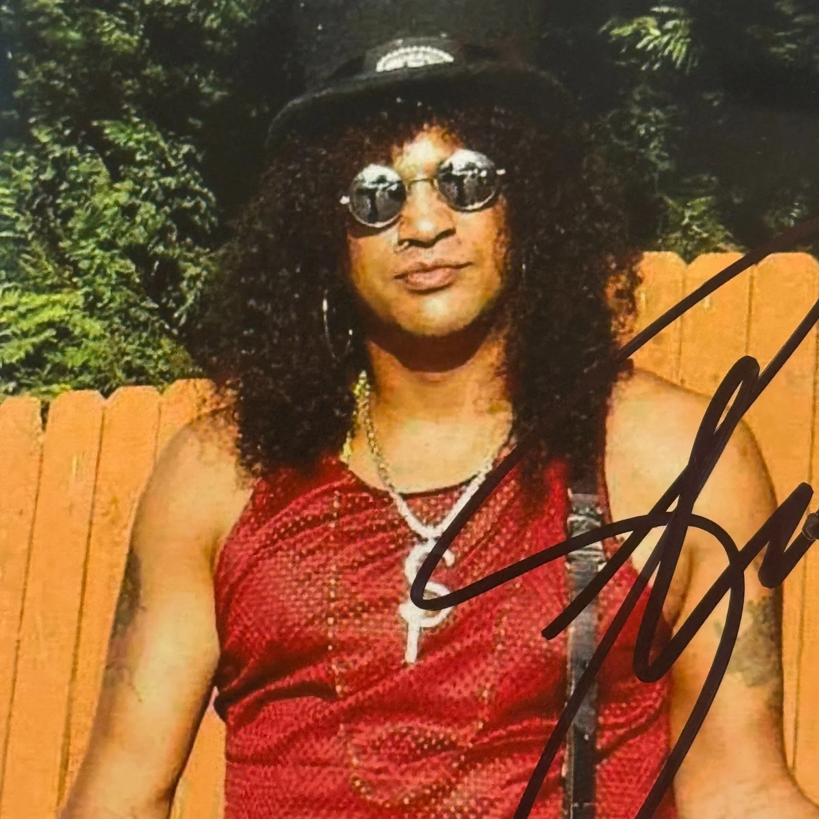 SLASH SIGNED AUTOGRAPHED 8x10 PHOTOGRAPH AUTO PHOTO GUNS N ROSES VELVET REVOLVER, изображение 2