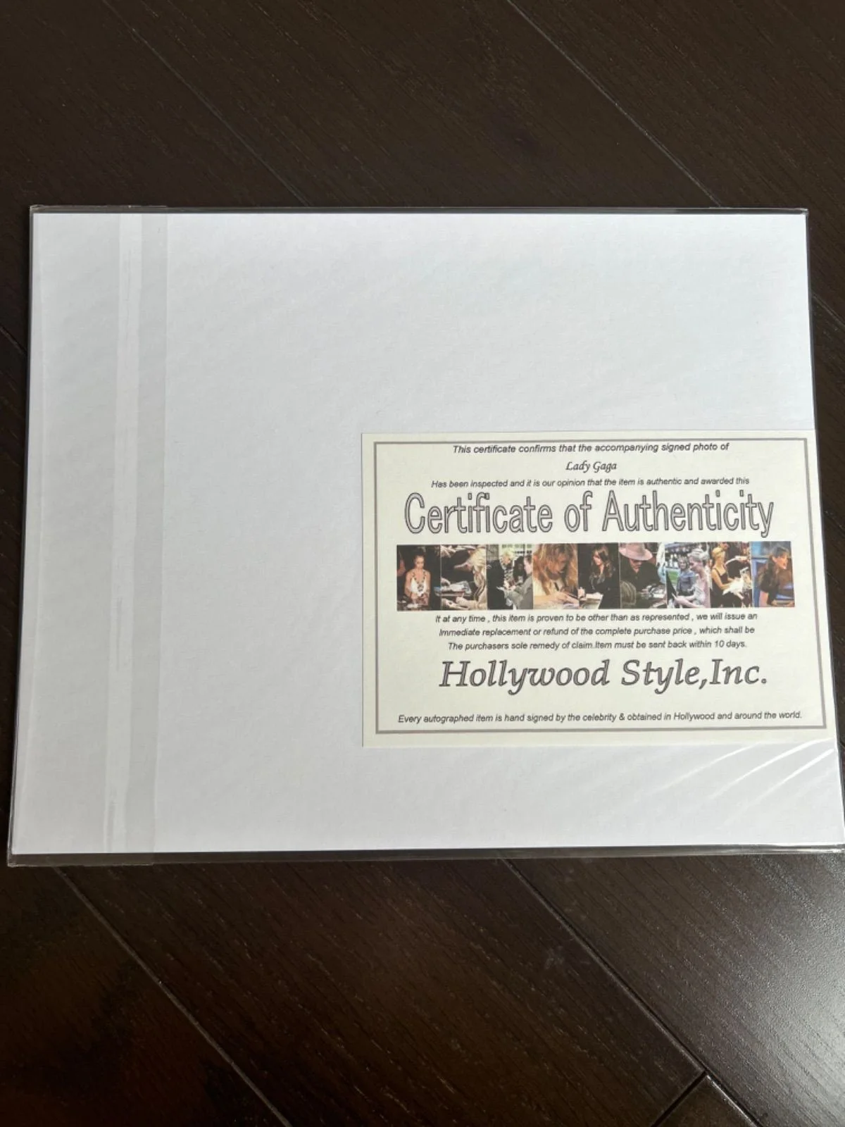 Lady Gaga Autographed Photo Hollywood Style Inc Pop Music 8x10in, изображение 2