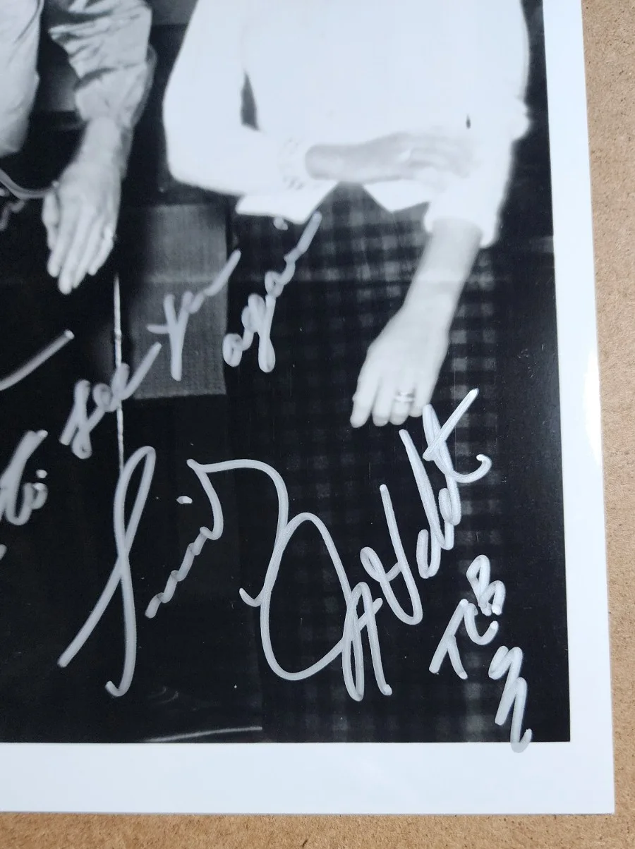 Vtg Photo of ELVIS PRESLEY w/a Fan SIGNED / Autographed by JIMMY VELVET, изображение 4