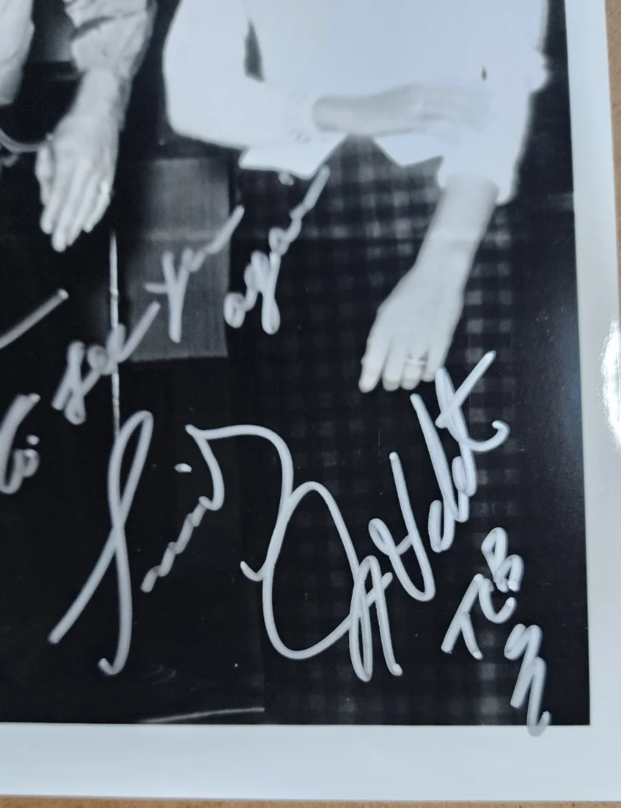 Vtg Photo of ELVIS PRESLEY w/a Fan SIGNED / Autographed by JIMMY VELVET, изображение 5