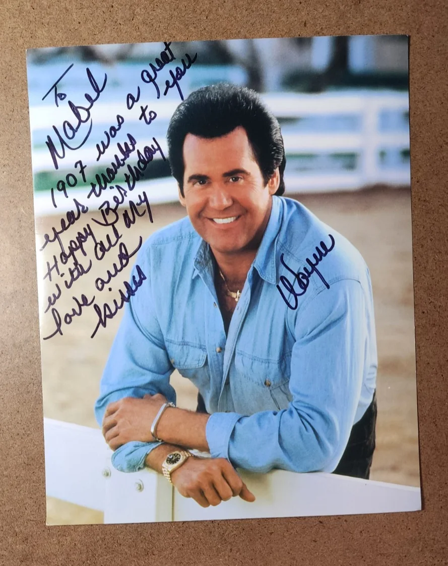 WAYNE NEWTON Autograph / SIGNED Photo & Letter on Wayne Newton Letterhead., изображение 4