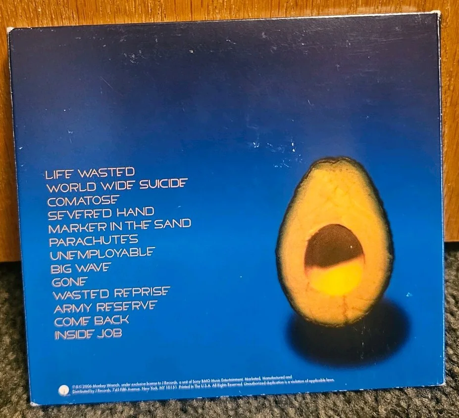Pearl Jam Avocado Self Titled CD Signed Autograph! Mike McCready!, image 4