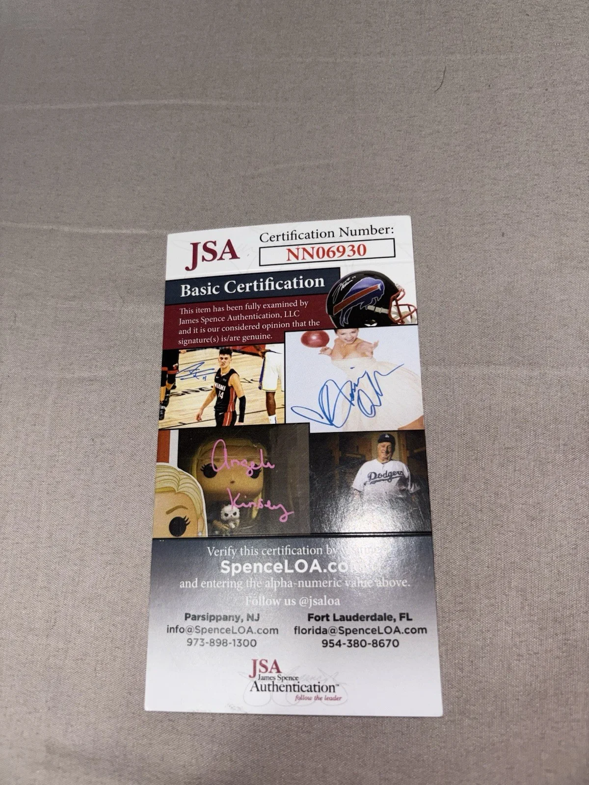 AMC The Walking Dead Abraham Ford Signed Action Figure JSA Authenticated, image 4