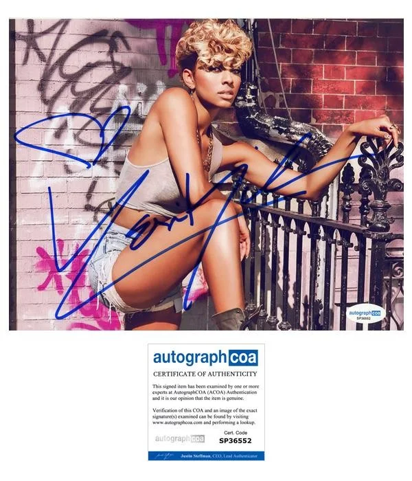 Keri Hilson — Keri Hilson "Knock You Down" Singer AUTOGRAPH Signed 8x10 Photo B ACOA