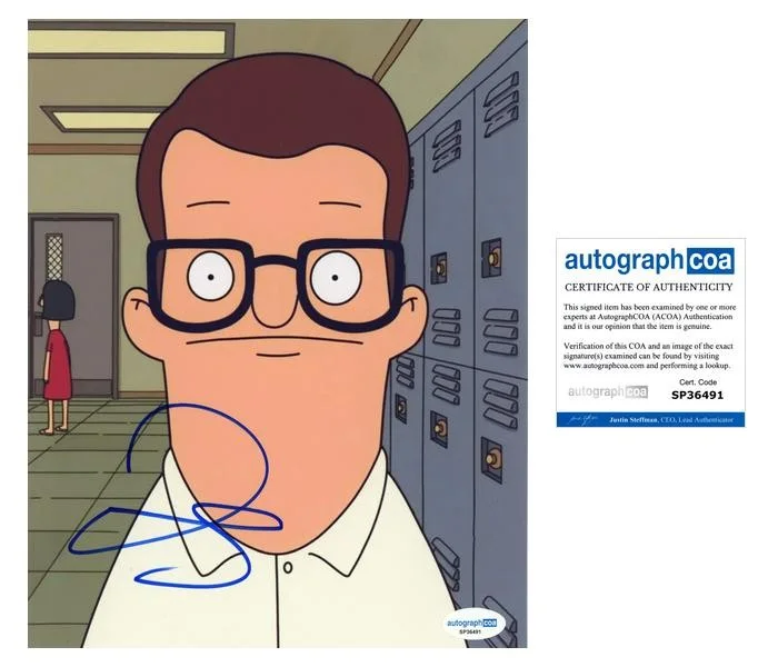 Jim Gaffigan — Jim Gaffigan "Bob's Burgers" AUTOGRAPH Signed 'Henry Haber' 8x10 Photo ACOA