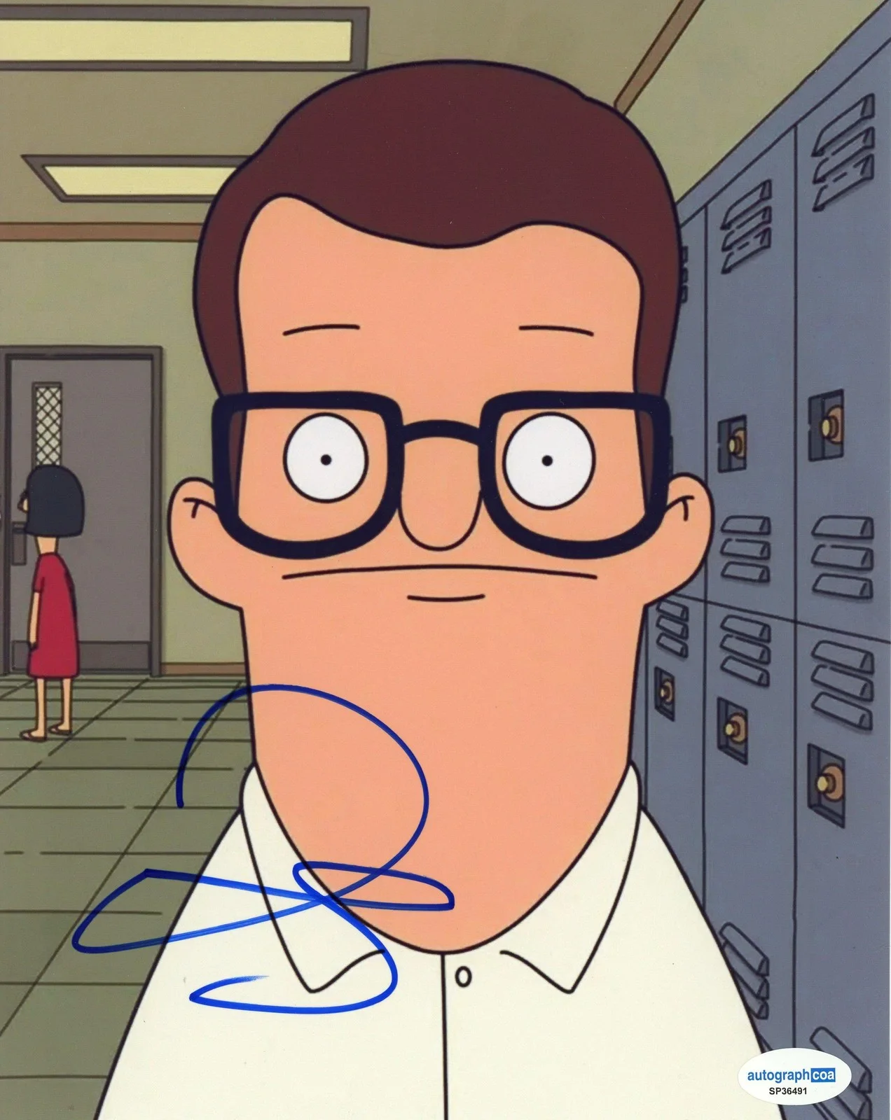 Jim Gaffigan — Jim Gaffigan "Bob's Burgers" AUTOGRAPH Signed 'Henry Haber' 8x10 Photo ACOA, изображение 2