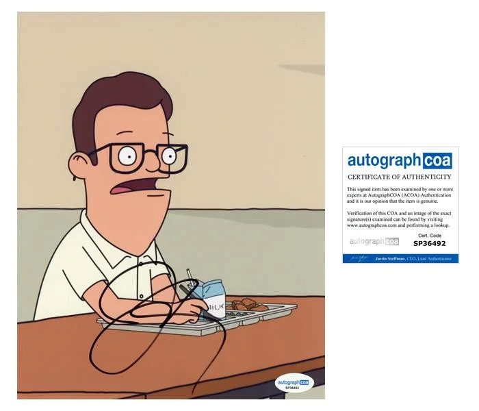 Jim Gaffigan — Jim Gaffigan "Bob's Burgers" AUTOGRAPH Signed 'Henry Haber' 8x10 Photo B ACOA